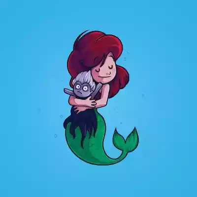 vectores plantilas CHIBIS VILLANOS,PERSONAJES,VILLANOS,ARIEL,DISNEY,